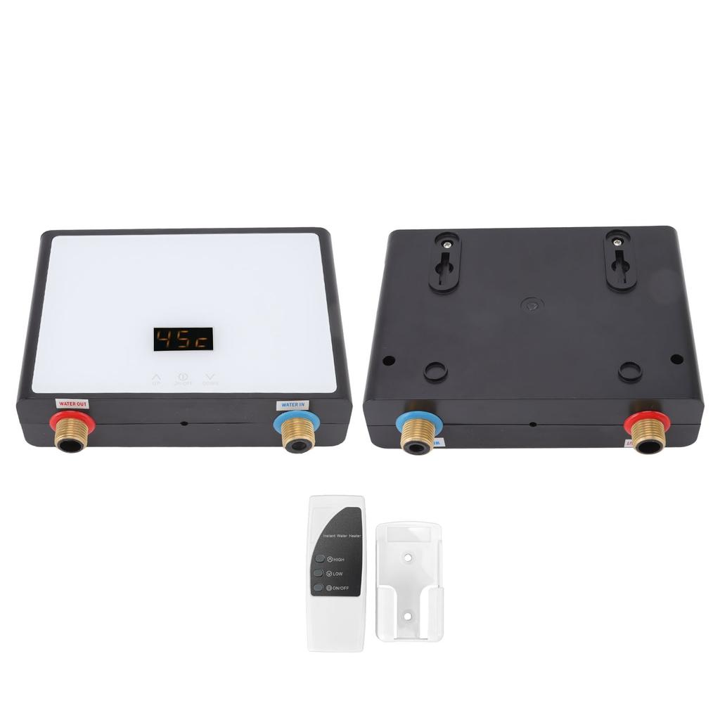 Tankless Water Heater ABS Copper Household Bathroom Accessories for Kitchen Washroom 3000W