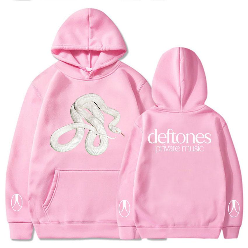 Private Music Snake Hoodie Band Deftones Graphic Sweatshirts Autumn Fleece Casual Male Pullovers Long Sleeve Unisex Streetwear