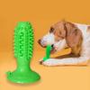 Dog Chew Toys Squeaky Teeth Chew Stick Toothbrush Cleaning Toys Durable Rubber Interactivee Dog Toys For Aggressive Chewers