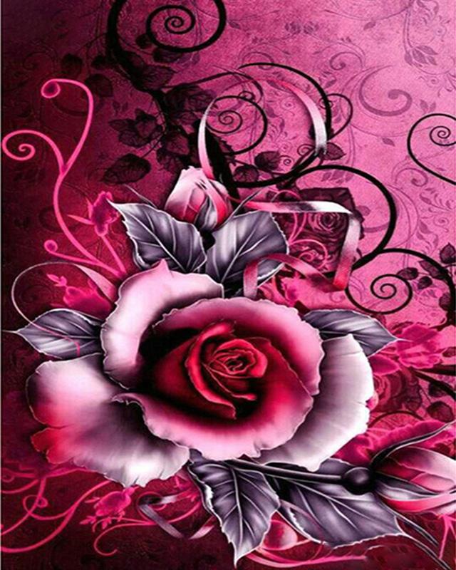 5D DIY Diamond Painting New Landscape Diamond Embroidery Cross Stitch Flowers Pictures Of Rhinestones Mosaic Home Decor