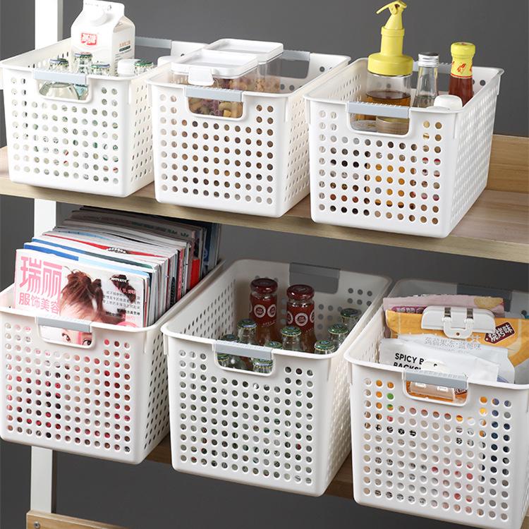 Miumi Kitchen & Desktop Plastic Storage Basket for Snacks & Fruits