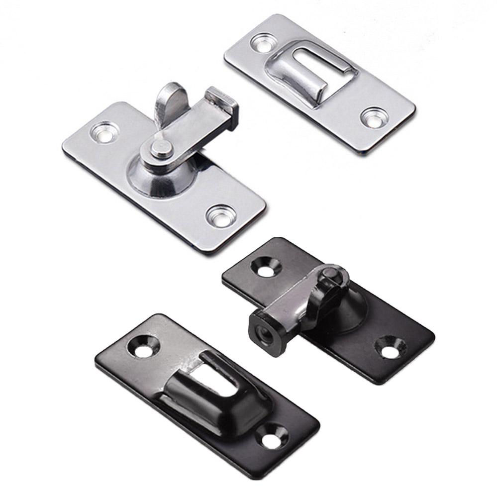 Door Lock Guard Latch Bolt 90 Degree Steel Toggle Latch Sliding Barn Door Lock Wine Cabinet Closet Right Angle Lock Tools
