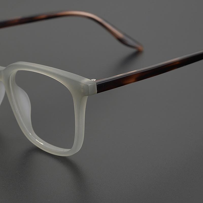 Fashion Vintage Frosted Square Optical Glasses Simple Trendy Unisex Eyeglasses For Women Men Literary Retro Matte Eyewear