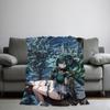 Game New Characters Genshin Impact Nefer Blanket Flannel Warm Comfort Soft Plush Blanket For Picnic Bed Homes And Bedrooms