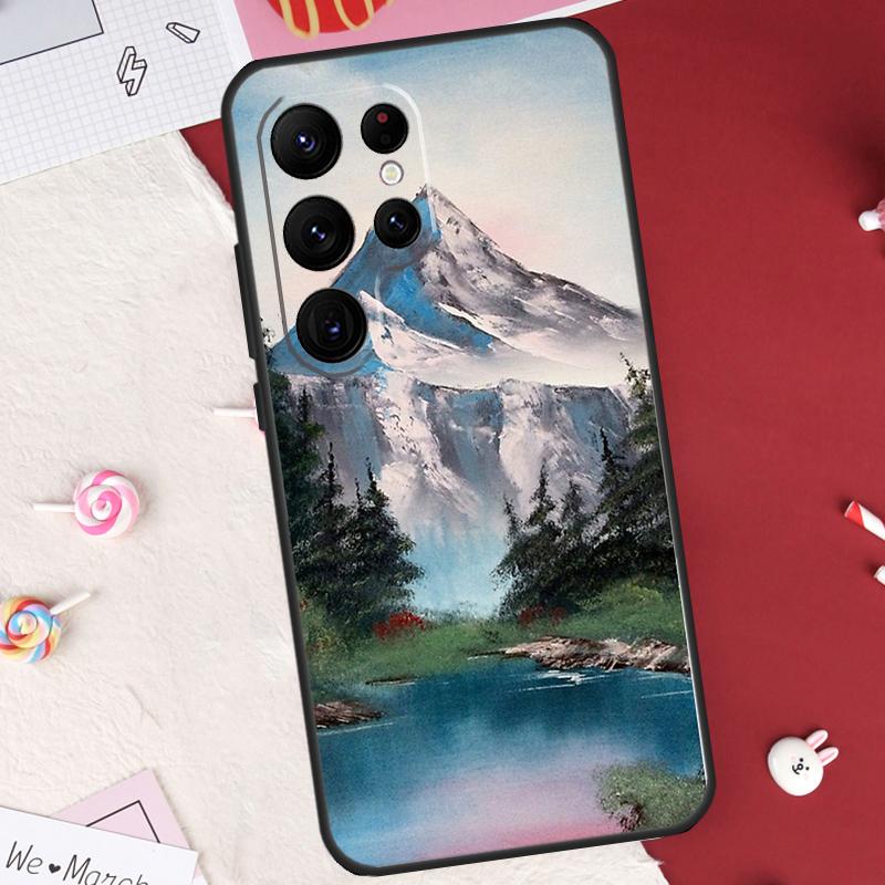 Nature Forest Mountain Case For Samsung Galaxy S24 FE S20 FE S21 S22 S23 S25 S26 Ultra S10 Plus S25 FE Cover Shell