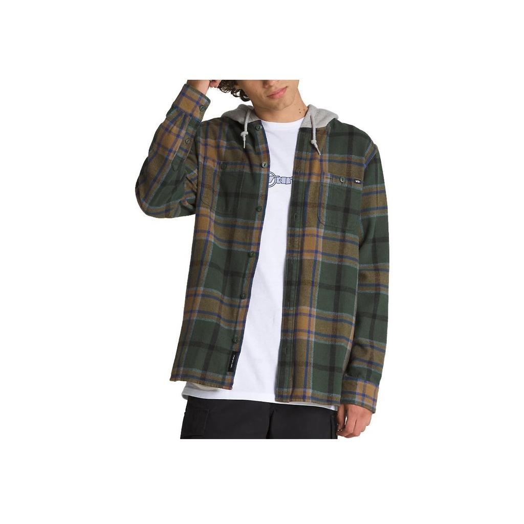 Vans Lopes Flanelová košile s kapucí a dlouhým rukávem Pánské košile VN000YE6CMD