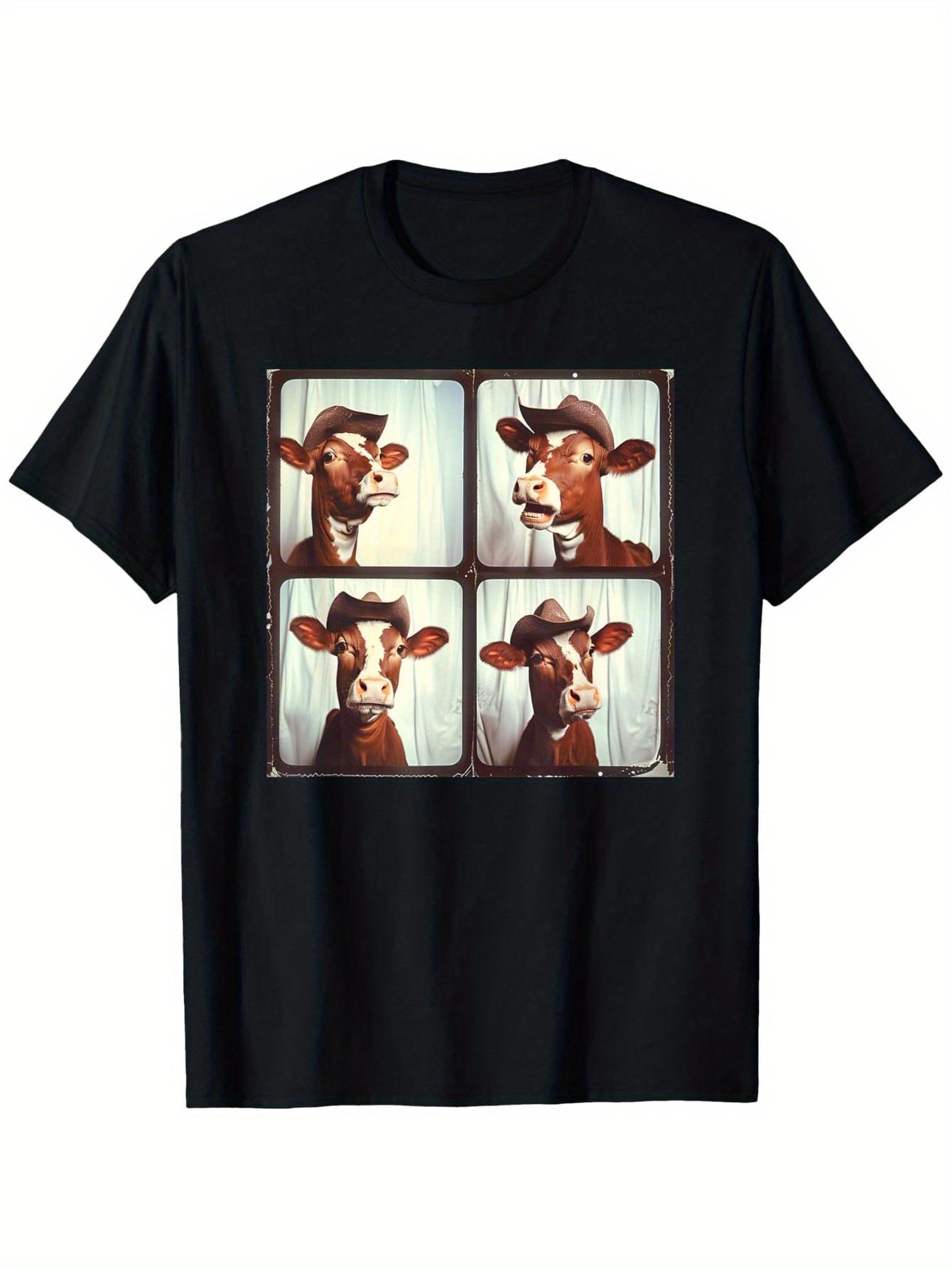 Лучший выбор мужских дизайнерских футболок с четырьмя деревенскими принтами S