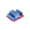 24V 2-Channel Relay Module with Optocoupler Relay Board High Low Trigger with LED Load DC 30V AC 250V 10A for PLC Automation Control, Industrial