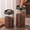 Airtight Lid Coffee Bean Storage Jar Glass Material Freshness Preservation Jar  for Coffee Storage