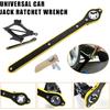 Car Jack Ratchet Wrench, 360 Degree Swivel Tire Wheel Jack Ratchet Wrench, Tire Wheel Jack Lift Speed Handle Tool Suitable for Vehicle SUV Truck,