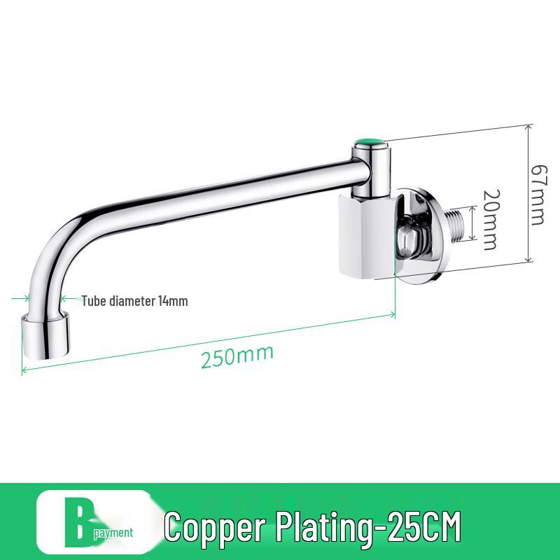 Stainless Steel Commercial Kitchen Swing Faucet