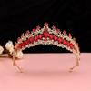 Luxury Zinc Zinc Alloy Princess Crown Shiny Bridal Headwear Trendy Girls Party Headbands  Themed Parties