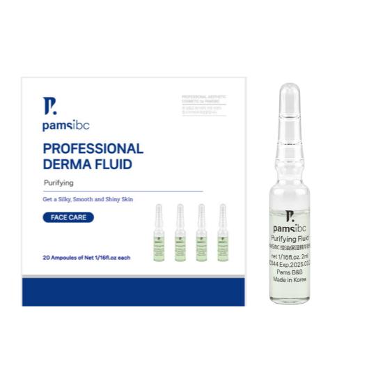Pamsibc Professional Derma Fluid Ampoule Set 2ml × 20ea – Peptide / Purifying / Radiant / Moisturizing Facial Treatment Ampoules