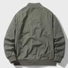 Men’s Spring/Autumn Baseball Cotton Jacket – Loose Fit, Casual Workwear, Functional Design, Large Sizes Available.