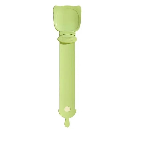 Cat Strip Feeder Spoon Long Handle Cat Food Strip Squeezer Pet Meat Mud Food Squeeze Treat Dispense Spoon For Cats Pet Supplies