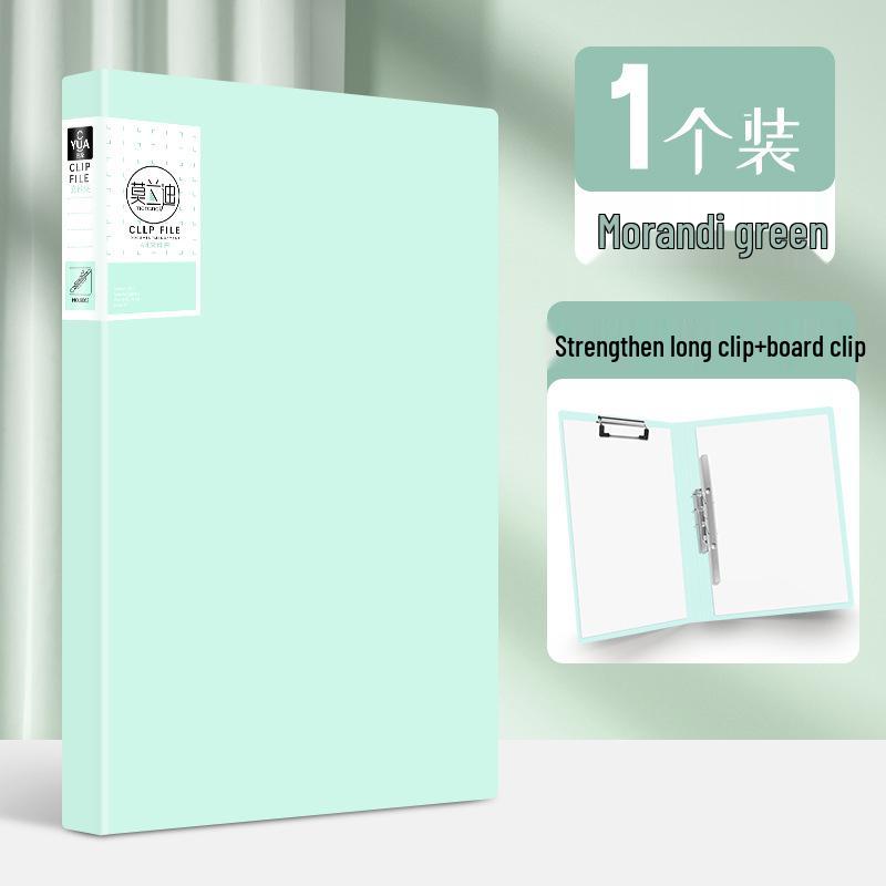 Thickened Test Paper Data Folder: Durable Clipboard for Students and Offices
