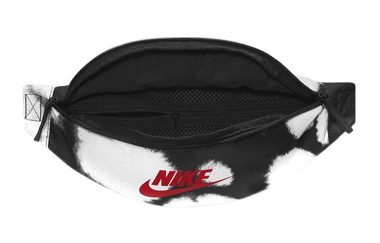 Nike Poliestrowa saszetka Heritage Regular Unisex Czarno-Biała DO6801-010