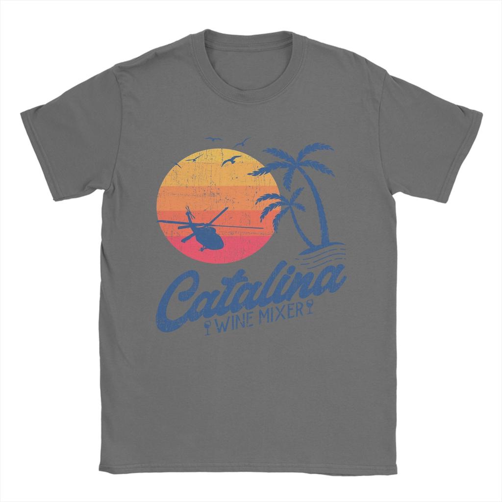 Mens Catalina Wine Mixer  cult movies T Shirt  100 Cotton Tops Novelty Short Sleeve Round Collar Tees Birthday Present TShirt
