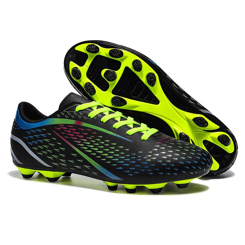 

IC футбольные бутсы для зала футзал мужские и женские с плоской подошвой для жесткого грунта беговые бутсы говяжья жила противоскользящие для соревнований тренировочные 46