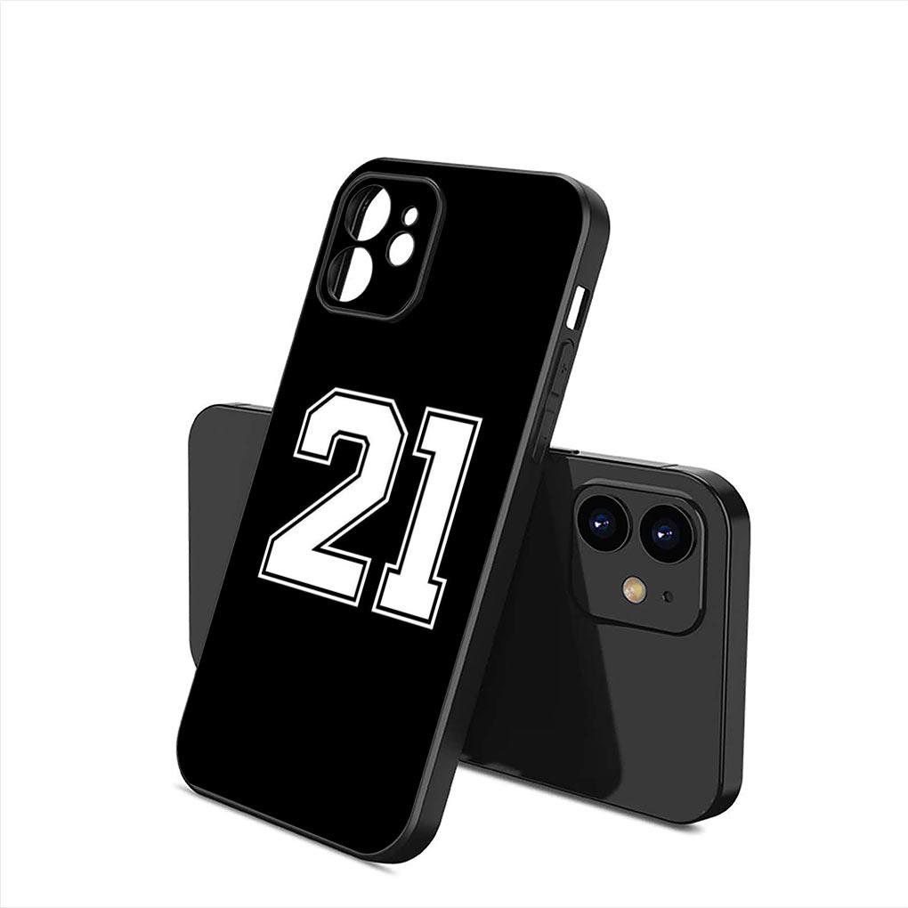 Number Football Baseball No 8 22 23 24 10 Cover for Apple iPhone 15 14 Plus 13 12 Mini Pro Max XR + 13Pro 14+ 15+ Case