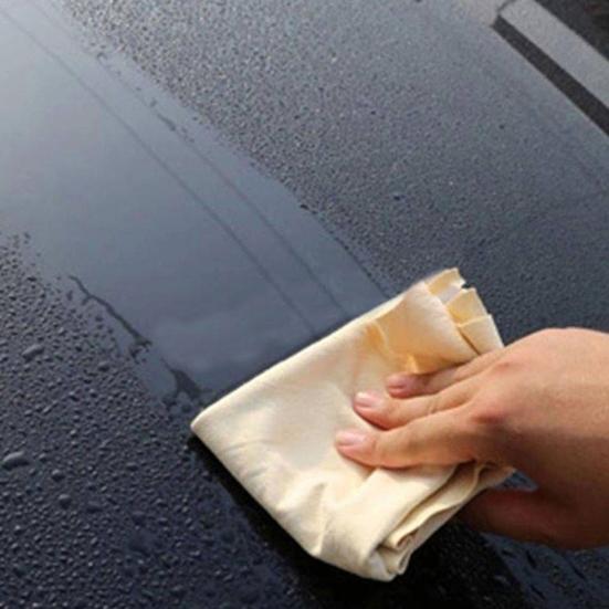Natural Chamois Leather Shammy Car Cleaning Towel Drying Washing Soft Cloth
