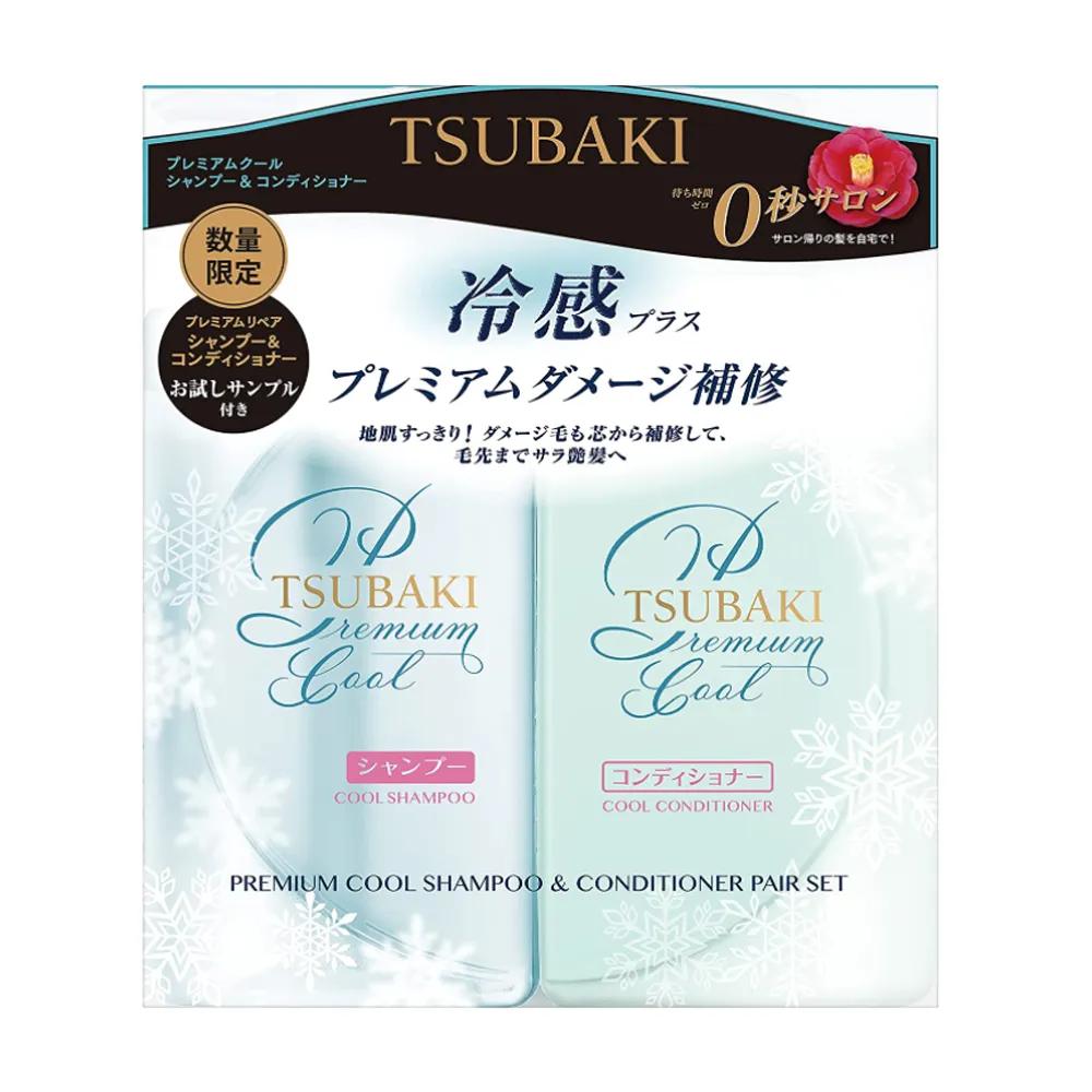 Tsubaki Premium Освежающий мятный шампунь 490 мл + Кондиционер 490 мл