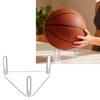 2pcs Shatterproof Acrylic Sports Trophies Display Rack with Nonslip Base Sports Decors Shelf for Collectibles Storage