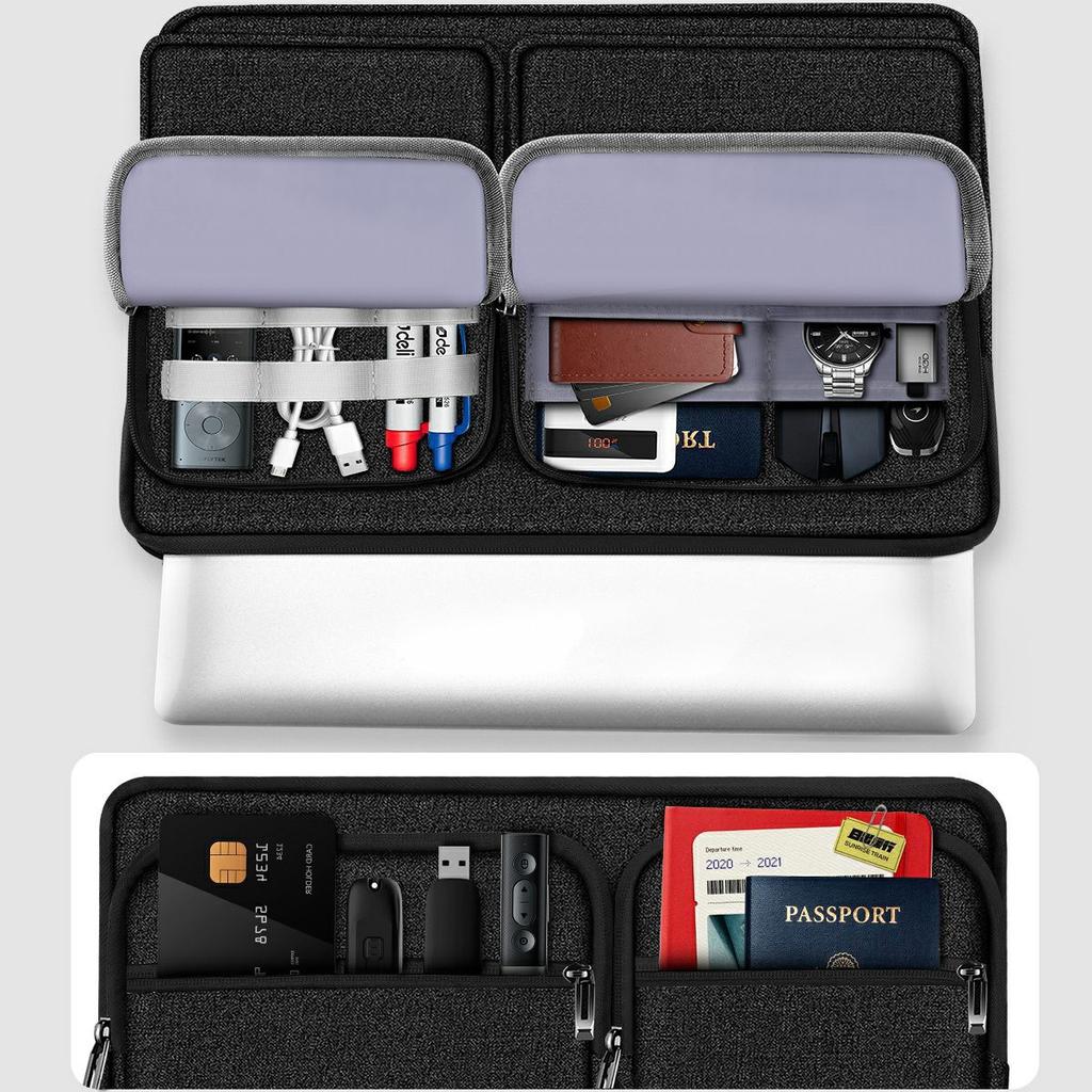 15-inch Multi-pocket Laptop Waterproof and Shockproof Protective Inner Sleeve