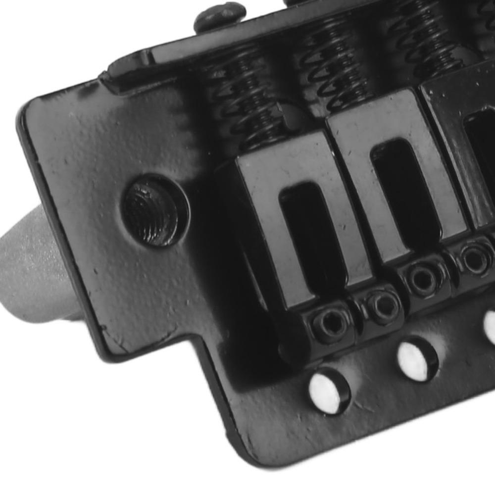 Black/Silver Tremolo Bridge Set Guitar Replacement Bridge Electric Guitar Replacement чёрный