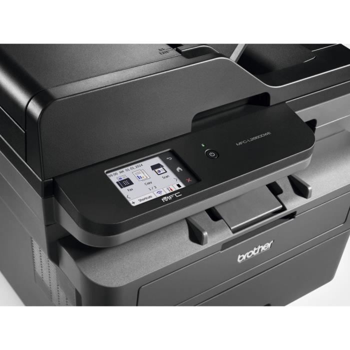 Imprimante multifonction - BROTHER - MFC-L2860DWE - 4-en-1 - Monochrome Laser - Ethernet et Wifi