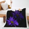 Small Daisy Flower 2D Digital Printing Thickened Lamb Fleece Crystal Fleece Blanket One Piece