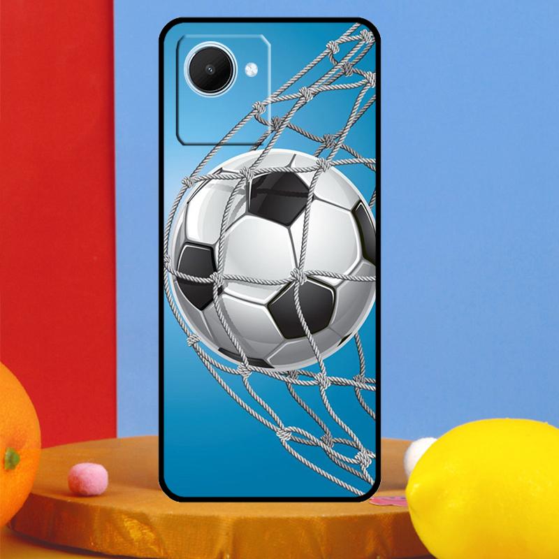 Football Soccer Ball For Realme 12 9 10 11 Pro Plus C67 C55 C53 C51 C35 C33 C30 C25s C21Y C31 GT5 GT Neo 6 Case