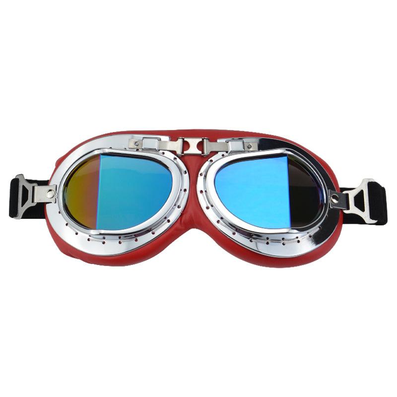 New motorcycle goggles for outdoor sports, Harley windproof goggles, motorcycle helmet eye protection, UV protection#8008