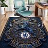 Chelsea FC Pattern Rug, Indoor/Outdoor Mat, for Picnic, Gameroom, Bedroom, Office, Living Room, Home Decor Carpet, Birthday Gift