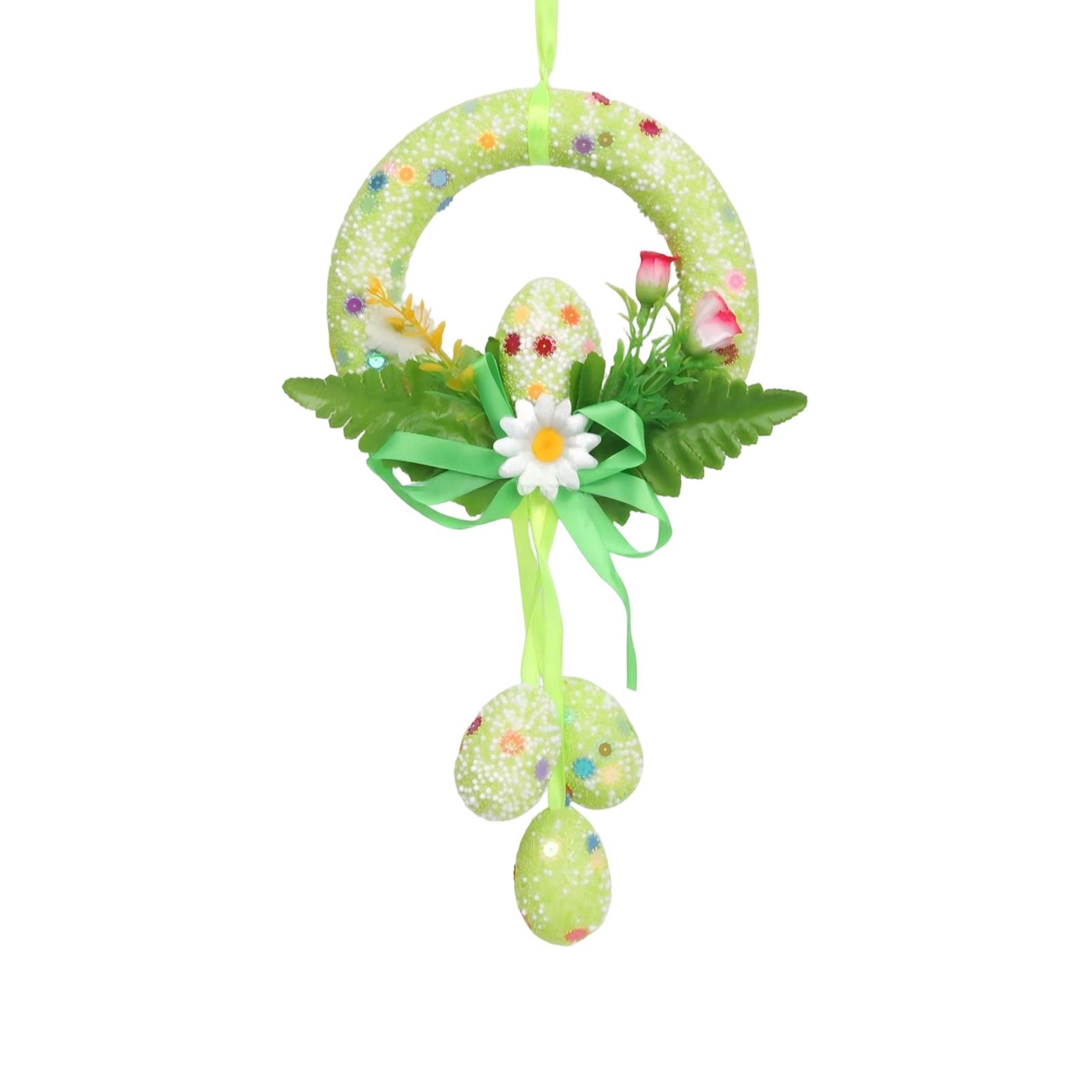 

20 см Пасхальный Декоративный Пенопластовый Яйцо-Подвеска, Креативное Праздничное Украшение. One Size зелёный