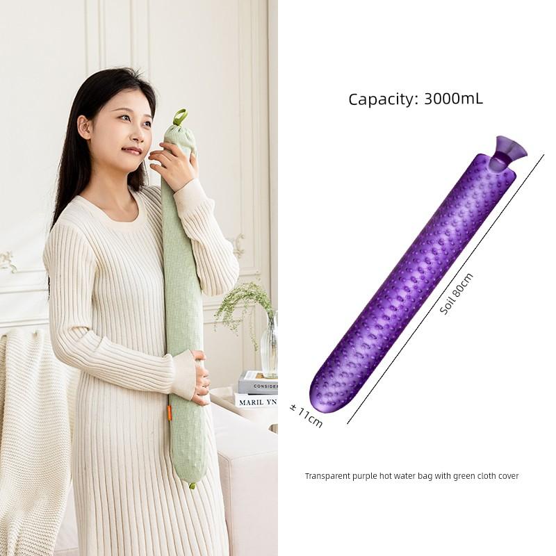 2025 Hot Water Bag Winter Warm Bed Warm Bed Cover Foot Handy Gadget Large Stuffed Irrigation Type Hot-Water Bag Water Injection