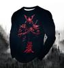 2026 Fashion Men's 3D Printed Round Neck Long Sleeve Loose Sweatshirt Japanese Samurai Sports Leisure Autumn Streetwear 2026