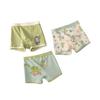 Antibacterial Cotton Boxer Briefs for Boys: 3-Pack, Class A, Middle & Large Children