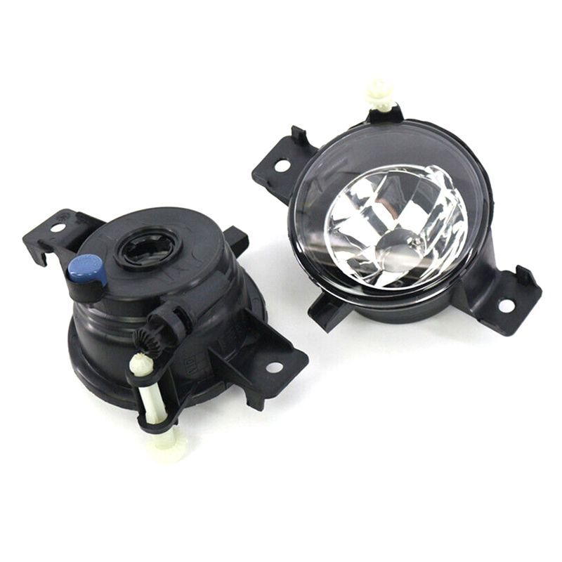 Clear 2PCS Set Fog Light Lamp Front Bumper Spotlight Fits For BMW X5 E70 2011-2013 63177224643 63177224644