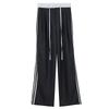 Preppy Style Autumn Sexy High Waist Stripes Suit Pants