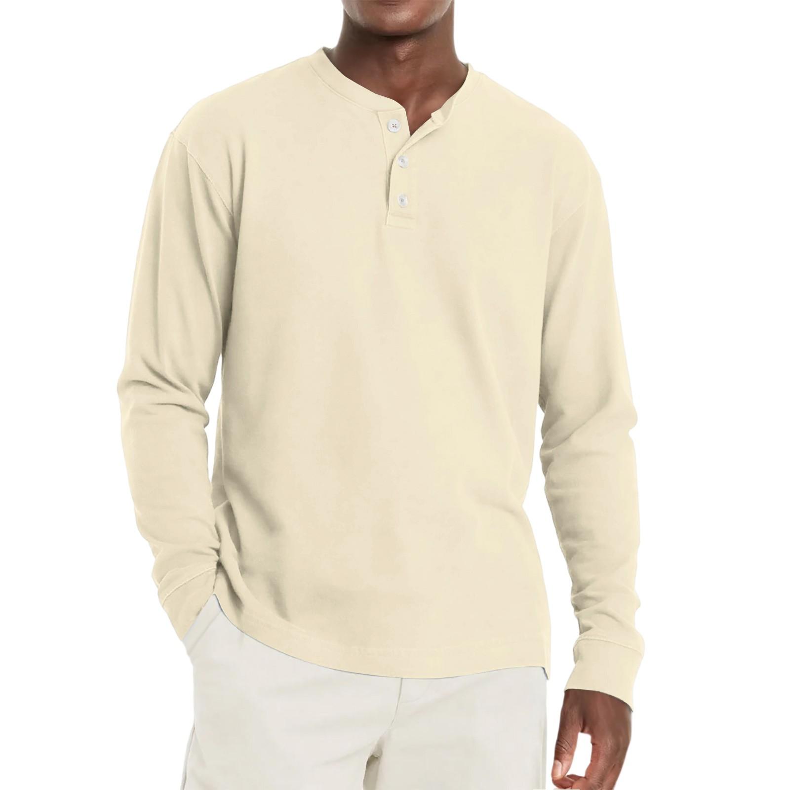 

Men s Loose Casual Long-sleeved Lapel Zip-up Hoodie XXL бежевий