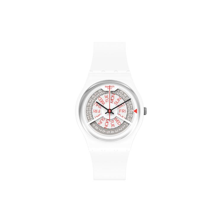 SWATCH Unisex 34mm White Watch GW717 GW717 White