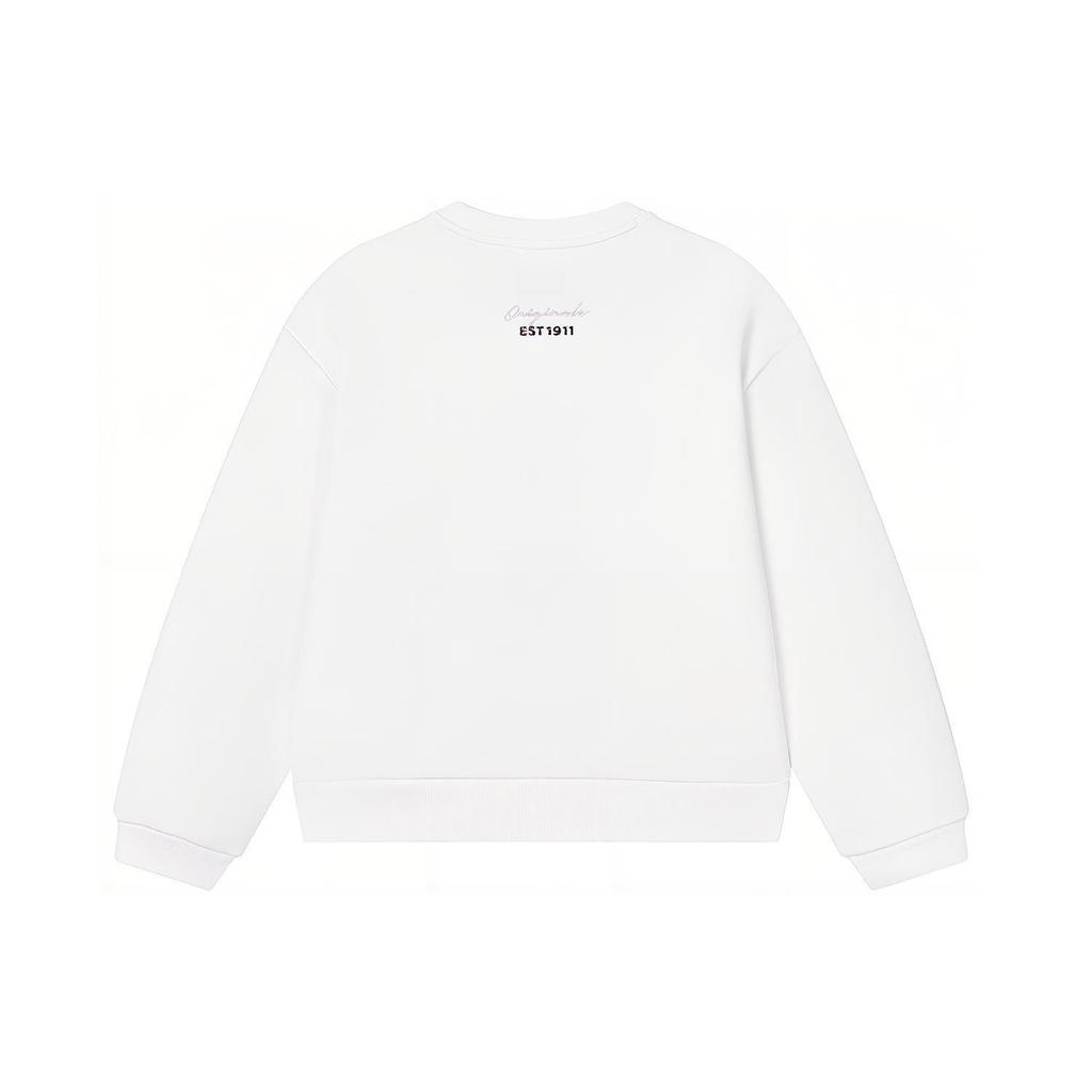 New FILA Sweatshirt Women's Cloud White F11W249208F-WT