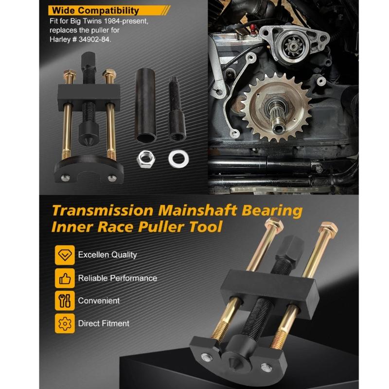 Lager Binnenring Montagetrekker Staal Transmissie Hoofdas Installatie Verwijderingsgereedschap 34902-84 voor Motorfiets