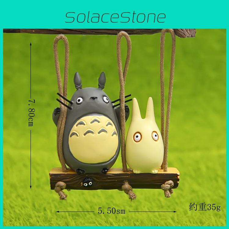 My Neighbor Totoro Swing Cat Scene Mini Model Ornament For Gift Giving And Home Decor