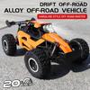 RC Car 2.4Gh Model With LED Lights 2WD High Speed Off-road Remote Control Climbing Vehicle Outdoor Cars Drift Kid Toys Boys Gift