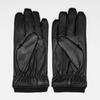 Faux Leather and Mesh Gloves with Topstitching Men MANOUKIAN