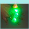Unique Christmas Glow In The Dark Cartoon Rubber Rings For Children And Adults
