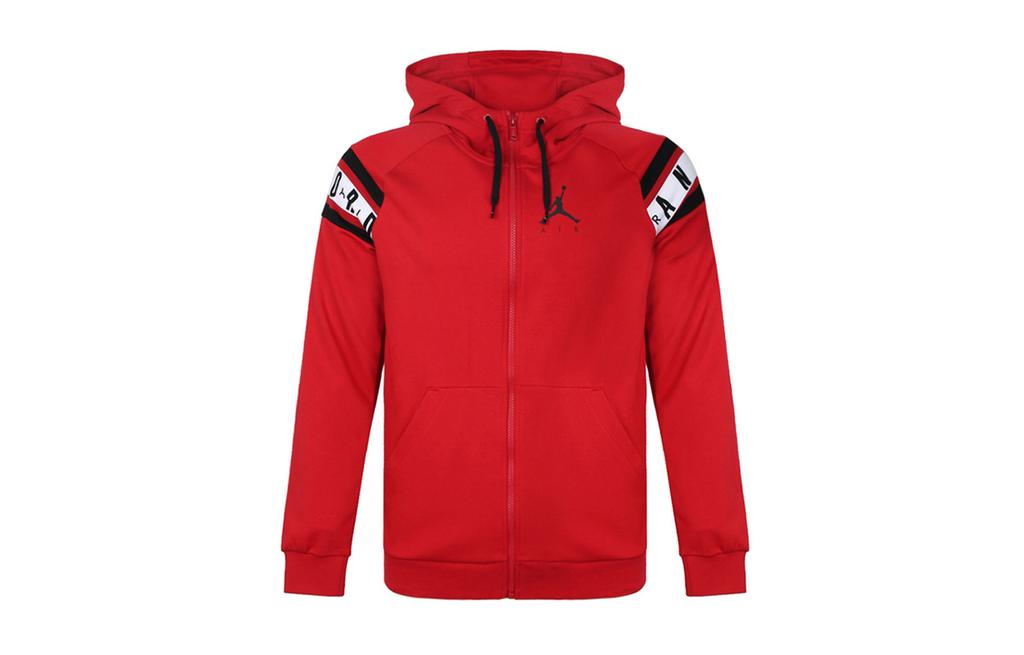 Jordan Jackets Men's Red Hooded Moderate Other