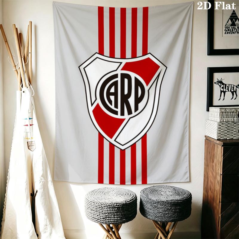 CA River Plate Wall Tapestry Aesthetic Wall Hanging Printed Fabric Blanket Decorative Tapestries for Bedroom Living Room Home Decor